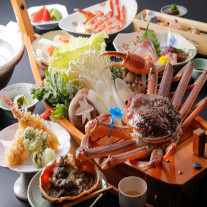 ＜青タグ付き津居山がに＋かに天ぷら付き＞★当館人気の天ぷらをかにでも召し上がれ！